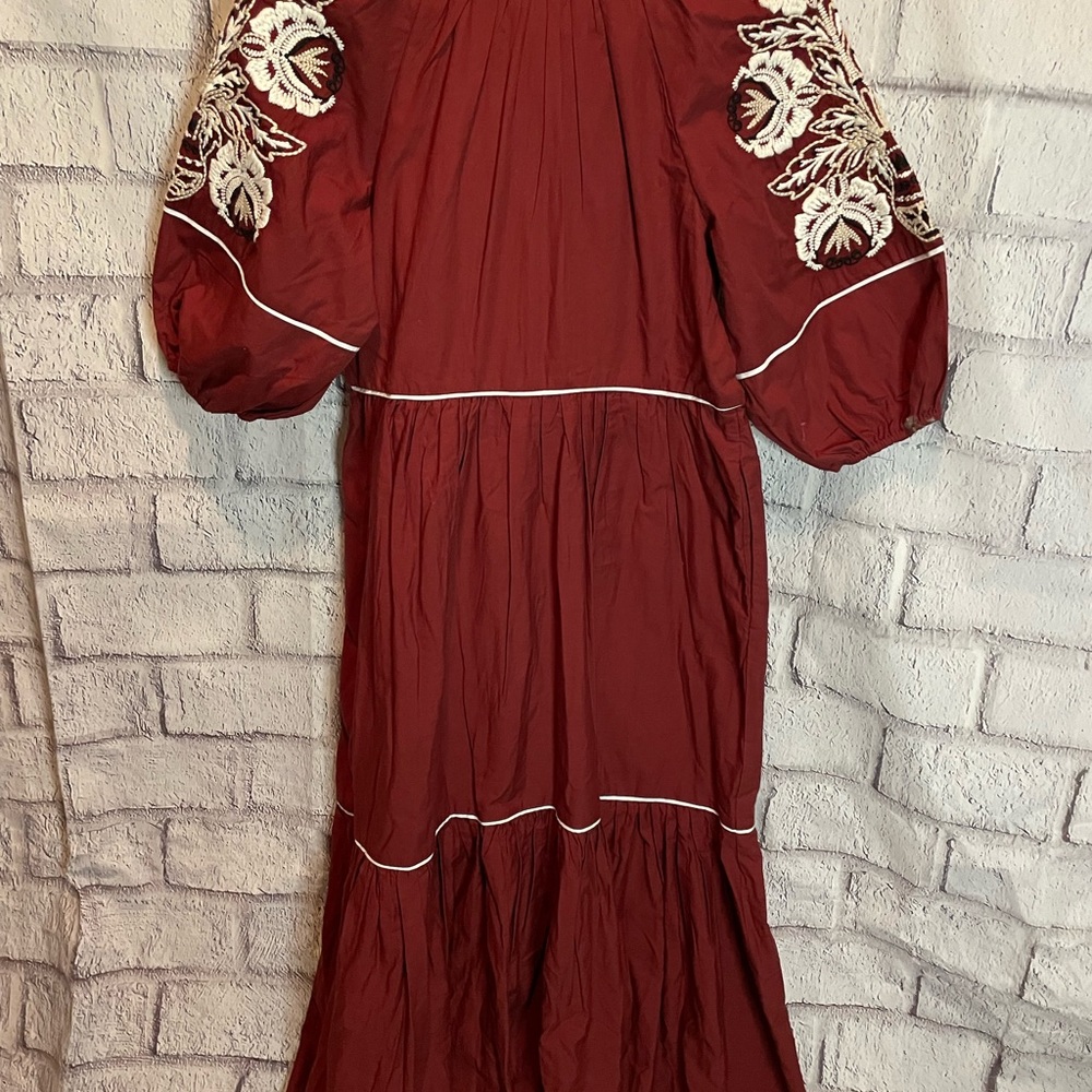 Anthropologie Gretel  Embroidered Maxi Dress - Picture 7 of 11